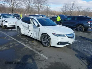 2015 Acura TLX V6 Tech with VIN 19UUB3F58FA002616, listed as a IAAI auction lot 41540955 with 91,956 mi miles. Bid and sale history available at carsss.com. Image 6.