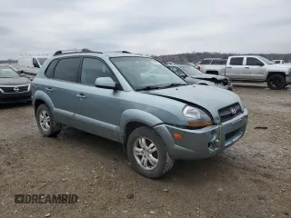 2006 Hyundai Tucson GLS with VIN KM8JN12D96U445961, listed as a Copart auction lot 89276815 with 191,267 mi miles and Salvage Title. Bid and sale history available at carsss.com. Image 4.