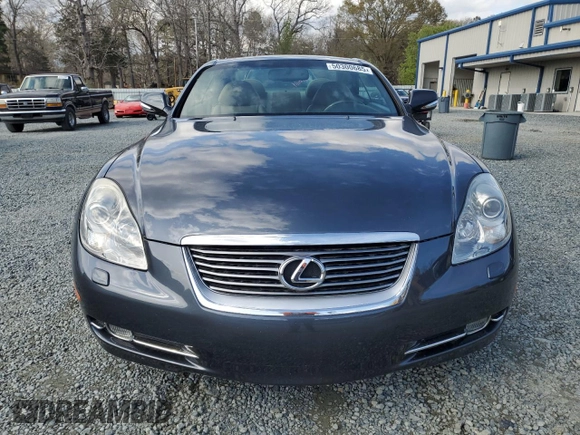 2009 Lexus SC 430 with VIN JTHFN45Y299020985, listed as a Copart auction lot 50300685 with 74,285 mi miles and Salvage Title. Bid and sale history available at DreamBid. Image 5.
