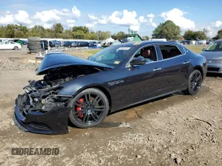 2017 Maserati Quattroporte S Q4 z VIN ZAM56RRA7H1250969, wystawiony jako Copart lot #72323163 z przebiegiem Nie podano mil oraz . Historia ofert i sprzedaży dostępna na DreamBid. Obrazek 1.