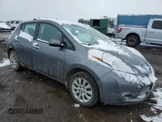 2017 Nissan LEAF SL with VIN 1N4BZ0CP3HC306908, listed as a Copart auction lot 47256243 with 36,335 mi miles. Bid and sale history available at carsss.com. Image 4.