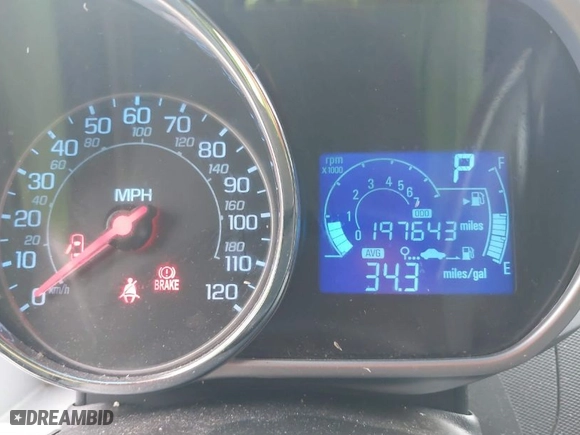 2013 Chevrolet Spark LS with VIN KL8CB6S95DC567646, listed as a IAAI auction lot 41774902 with 197,643 mi miles. Bid and sale history available at carsss.com. Image 7.