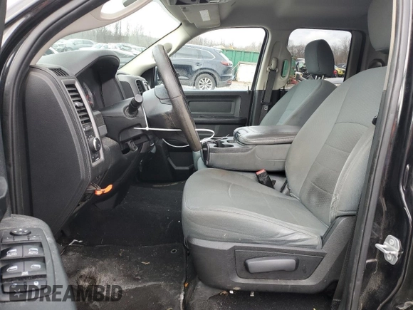 2017 Ram 1500 Express with VIN 1C6RR7FG5HS858128, listed as a Copart auction lot 46608235 with 60,577 mi miles and Salvage Title. Bid and sale history available at carsss.com. Image 7.
