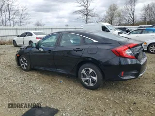 2020 Honda Civic LX with VIN 2HGFC2F67LH564920, listed as a Copart auction lot 51044585 with 42,003 mi miles and Salvage Title. Bid and sale history available at DreamBid. Image 2.