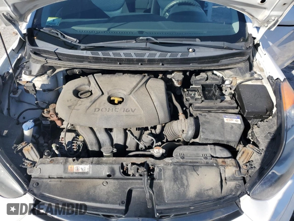2013 Hyundai Elantra Coupe GS PZEV with VIN KMHDH6AE3DU011320, listed as a Copart auction lot 82141054 with 130,726 mi miles and Clean Title. Bid and sale history available at carsss.com. Image 11.