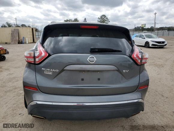 2016 Nissan Murano S with VIN 5N1AZ2MG2GN142386, listed as a Copart auction lot 47591095 with 132,496 mi miles and Salvage Title. Bid and sale history available at carsss.com. Image 6.