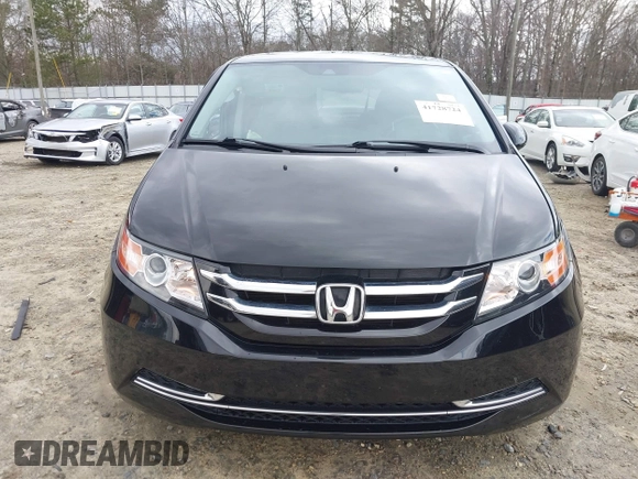 2016 Honda Odyssey EX-L with VIN 5FNRL5H64GB165341, listed as a IAAI auction lot 41728724 with 93,611 mi miles. Bid and sale history available at carsss.com. Image 12.