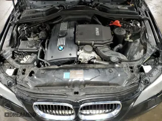 2008 BMW 5 Series 535xi with VIN WBANV935X8CW55292, listed as a Copart auction lot 47441195 with 141,876 mi miles and Salvage Title. Bid and sale history available at carsss.com. Image 11.