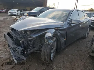 2019 Infiniti Q50 3.0t Signature Edition with VIN JN1EV7AP0KM515302, listed as a Copart auction lot 88925315 with 94,950 mi miles and Salvage Title. Bid and sale history available at carsss.com. Image 1.