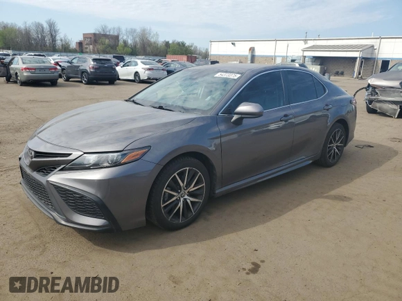 2021 Toyota Camry SE Nightshade with VIN 4T1G11AK6MU578258, listed as a Copart auction lot 54373375 with 78,312 mi miles and Salvage Title. Bid and sale history available at carsss.com. Image 1.