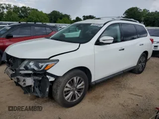 2018 Nissan Pathfinder SV z VIN 5N1DR2MNXJC629639, wystawiony jako Copart lot #59480065 z przebiegiem 191 780 mil mil oraz Czysty tytuł • Clean title. Historia ofert i sprzedaży dostępna na DreamBid. Obrazek 1.