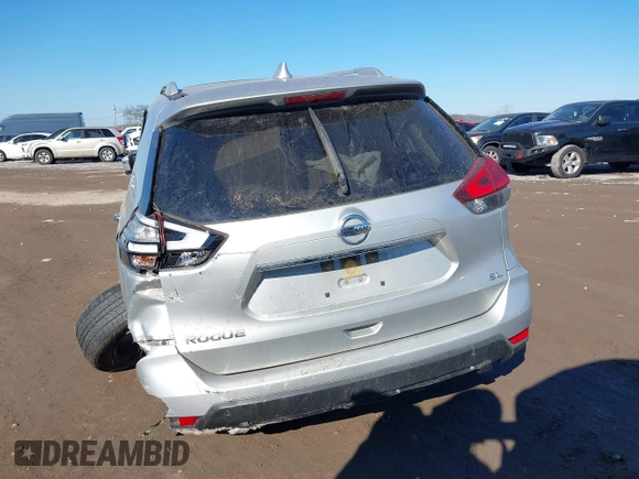 2017 Nissan Rogue SL with VIN JN8AT2MT0HW380062, listed as a IAAI auction lot 41327848 with Not Provided miles and . Bid and sale history available at DreamBid. Image 15.