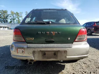 2002 Subaru Impreza Outback Special Sports with VIN JF1GG68562G832598, listed as a Copart auction lot 63686595 with 123,183 mi miles and Salvage title. Bid and sale history available at DreamBid. Image 6.