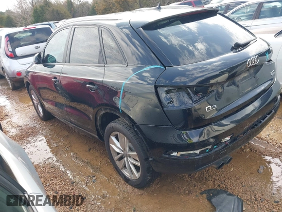 2017 Audi Q3 Premium with VIN WA1ECCFS6HR014333, listed as a IAAI auction lot 41471544 with 105,121 mi miles. Bid and sale history available at carsss.com. Image 3.