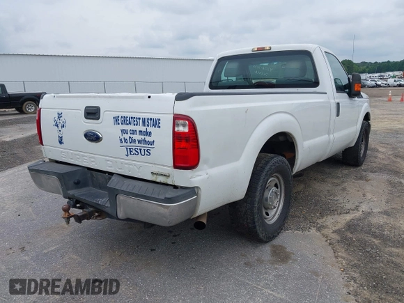 2014 Ford F-250 XL with VIN 1FTBF2A65EEA70612, listed as a IAAI auction lot 42707134 with 235,156 mi miles and . Bid and sale history available at DreamBid. Image 4.