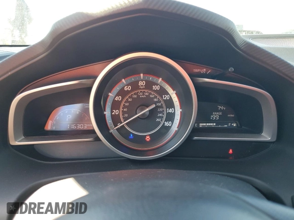 2015 Mazda 3 i Grand Touring with VIN JM1BM1W77F1260745, listed as a Copart auction lot 85544524 with 116,303 mi miles and Salvage title. Bid and sale history available at DreamBid. Image 9.
