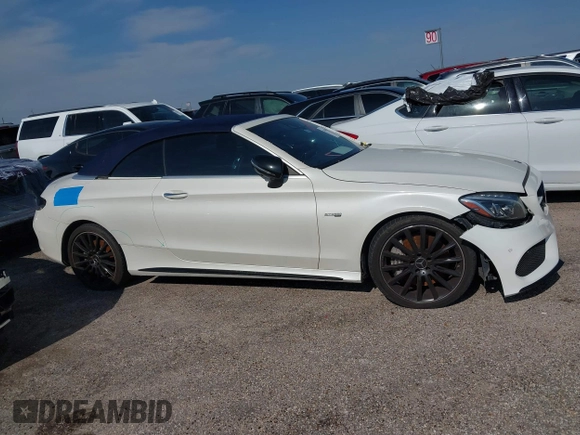 2018 Mercedes-Benz C 43 AMG with VIN WDDWK6EBXJF654008, listed as a IAAI auction lot 41403965 with 80,280 mi miles and . Bid and sale history available at DreamBid. Image 13.