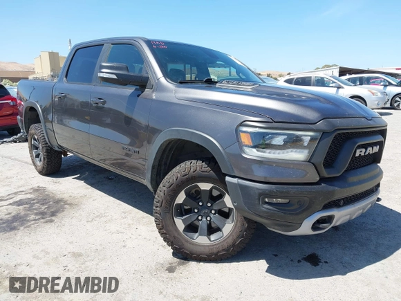 2020 Ram 1500 Rebel with VIN 1C6SRFLT8LN164196, listed as a IAAI auction lot 42538059 with 60,520 mi miles and . Bid and sale history available at DreamBid. Image 1.