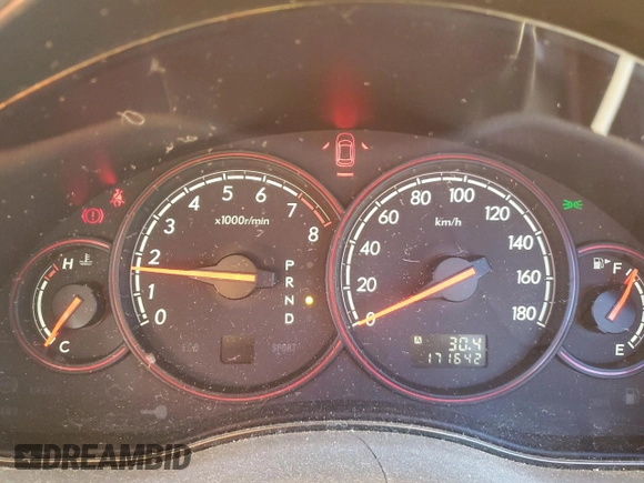 2003 Subaru Legacy with VIN BL5006643, listed as a Copart auction lot 61343725 with 171,642 mi miles and Salvage title. Bid and sale history available at DreamBid. Image 9.