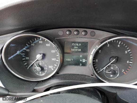 2009 Mercedes-Benz R-Class 3.5L with VIN 4JGCB65E89A092539, listed as a Copart auction lot 80151014 with 165,938 mi miles and Clean Title. Bid and sale history available at carsss.com. Image 9.