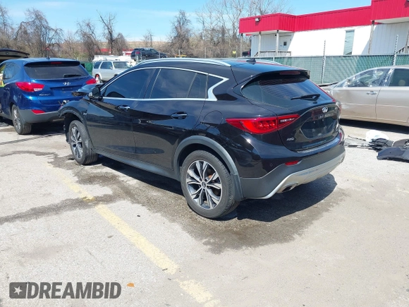 2017 Infiniti QX30 Premium with VIN SJKCH5CR7HA022688, listed as a IAAI auction lot 41883348 with 87,419 mi miles and . Bid and sale history available at DreamBid. Image 3.