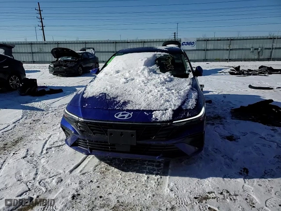 2024 Hyundai Elantra SEL with VIN KMHLS4DG3RU789381, listed as a Copart auction lot 88266675 with 5,191 mi miles and Salvage Title. Bid and sale history available at carsss.com. Image 10.