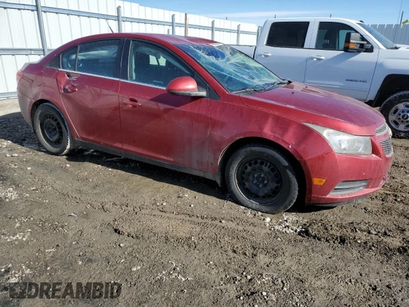 2012 Chevrolet Cruze LT w/1LT with VIN 1G1PF5SC8C7113393, listed as a Copart auction lot 46559284 with 231,534 mi miles and Salvage Title. Bid and sale history available at carsss.com. Image 4.