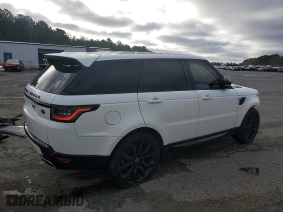 2020 Land Rover Range Rover Sport HSE with VIN SALWR2SU1LA700032, listed as a Copart auction lot 86835484 with 124,095 mi miles and Salvage Title. Bid and sale history available at DreamBid. Image 3.