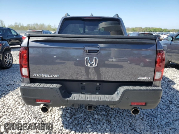 2023 Honda Ridgeline RTL-E with VIN 5FPYK3F74PB006003, listed as a Copart auction lot 55276305 with 26,095 mi miles and Clean title. Bid and sale history available at DreamBid. Image 6.