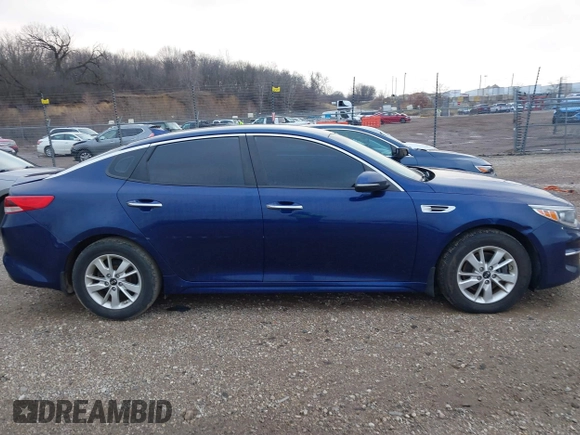 2016 Kia Optima LX with VIN 5XXGT4L32GG007690, listed as a IAAI auction lot 41115075 with 94,071 mi miles. Bid and sale history available at carsss.com. Image 13.