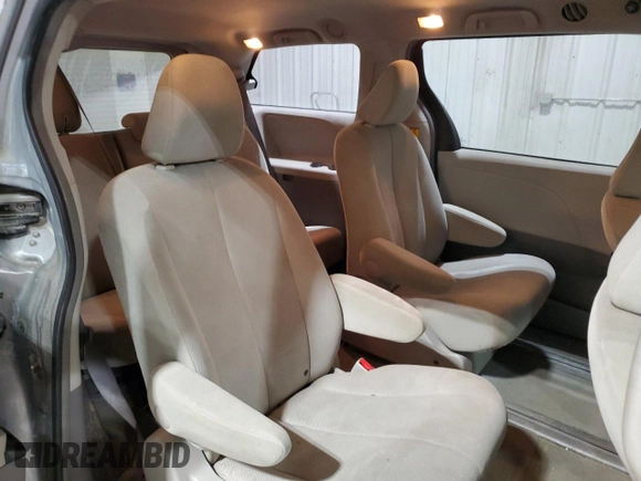 2012 Toyota Sienna with VIN 5TDZK3DC7CS231079, listed as a Copart auction lot 41809535 with 157,154 mi miles and Salvage Title. Bid and sale history available at carsss.com. Image 12.