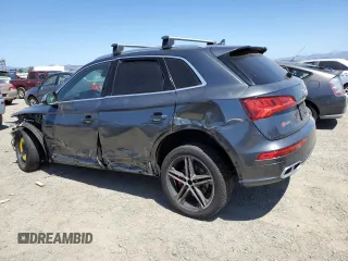 2018 Audi SQ5 Premium Plus with VIN WA1A4AFY6J2111003, listed as a Copart auction lot 57989665 with 132,383 mi miles and Salvage title. Bid and sale history available at DreamBid. Image 2.