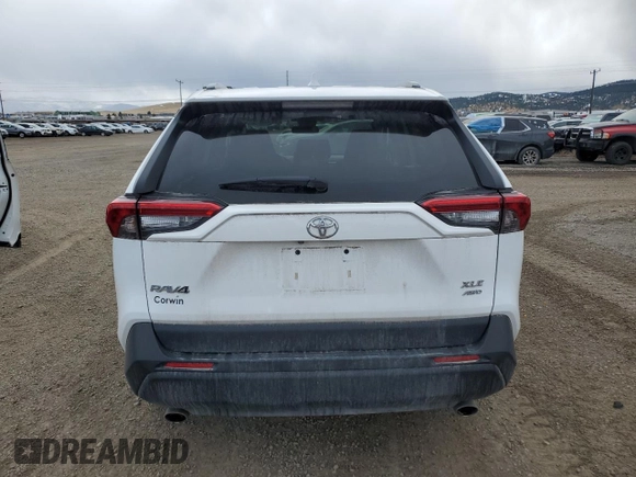 2022 Toyota RAV4 XLE with VIN 2T3P1RFV3NW264237, listed as a Copart auction lot 48542685 with 62,901 mi miles and Salvage title. Bid and sale history available at DreamBid. Image 6.