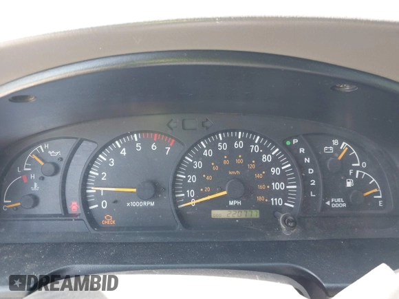 2003 Toyota Tundra SR5 with VIN 5TBBT44183S405902, listed as a IAAI auction lot 41704999 with 220,777 mi miles and . Bid and sale history available at DreamBid. Image 7.