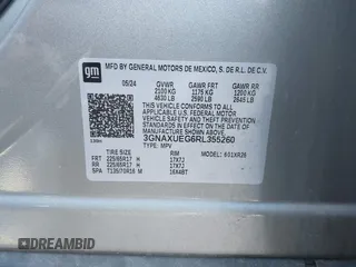 2024 Chevrolet Equinox LT with VIN 3GNAXUEG6RL355260, listed as a IAAI auction lot 42333090 with 9,270 mi miles and . Bid and sale history available at DreamBid. Image 9.
