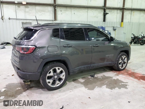 2020 Jeep Compass Limited with VIN 3C4NJDCB1LT145143, listed as a Copart auction lot 84687624 with 87,846 mi miles and Salvage Title. Bid and sale history available at carsss.com. Image 3.