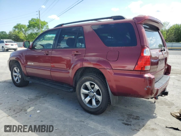 2006 Toyota 4Runner Limited with VIN JTEBT17R768029799, listed as a Copart auction lot 54390885 with 253,460 mi miles and Clean Title. Bid and sale history available at DreamBid. Image 2.