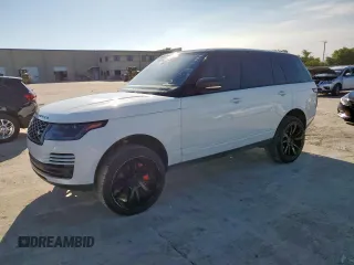 2020 Land Rover Range Rover z VIN SALGR2SU3LA585342, wystawiony jako Copart lot #59166105 z przebiegiem 94 337 mil mil oraz Czysty tytuł • Clean title. Historia ofert i sprzedaży dostępna na DreamBid. Obrazek 1.