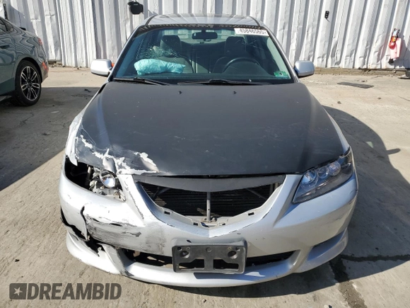 2004 Mazda Mazda6 s with VIN 1YVHP80DX45N98570, listed as a Copart auction lot 45846565 with 117,398 mi miles and Salvage Title. Bid and sale history available at carsss.com. Image 5.