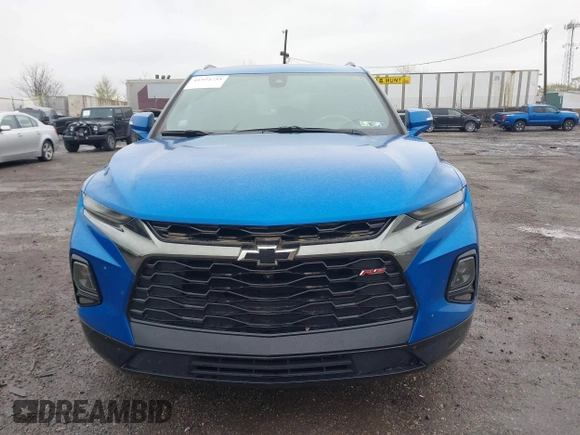 2020 Chevrolet Blazer RS z VIN 3GNKBKRSXLS696602, wystawiony jako IAAI lot #41954755 z przebiegiem 34 759 mil mil oraz . Historia ofert i sprzedaży dostępna na DreamBid. Obrazek 11.