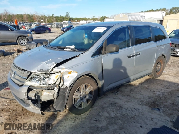 2011 Honda Odyssey LX с VIN 5FNRL5H2XBB023100, выставлен на аукционе IAAI как лот 41605637 с пробегом 241 955 миль миль и . История ставок и продаж доступна на DreamBid. Изображение 2.
