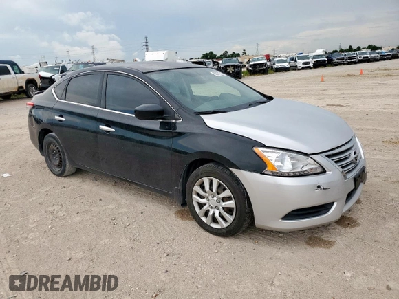2014 Nissan Sentra SV with VIN 1N4AB7AP8EN853992, listed as a Copart auction lot 62081215 with 161,682 mi miles and Salvage title. Bid and sale history available at DreamBid. Image 4.