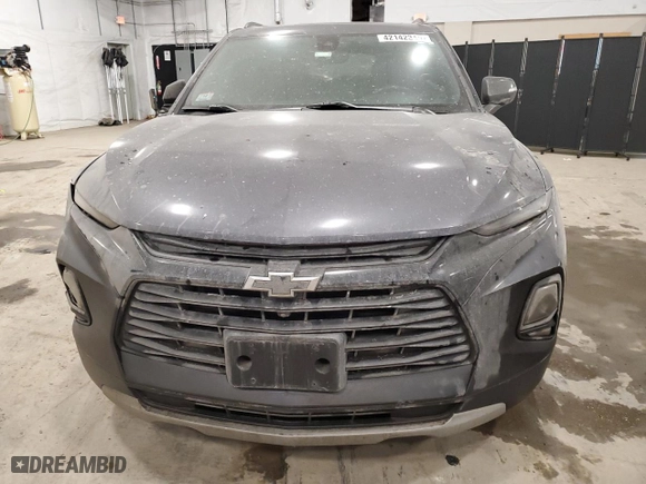 2021 Chevrolet Blazer LT with VIN 3GNKBJRS4MS556749, listed as a Copart auction lot 42142345 with 55,395 mi miles and Non Repairable. Bid and sale history available at carsss.com. Image 5.