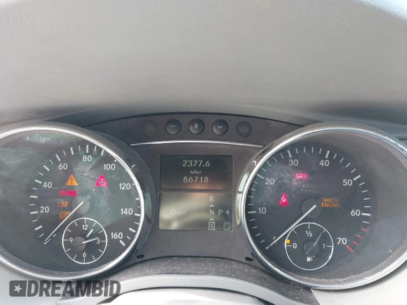 2006 Mercedes-Benz R 5.0L with VIN 4JGCB75EX6A030139, listed as a IAAI auction lot 42410450 with 86,718 mi miles and . Bid and sale history available at DreamBid. Image 7.