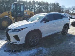 2022 Lexus RX with VIN 2T2SZMDA2NC363014, listed as a Copart auction lot 44497385 with 26,917 mi miles and Salvage Title. Bid and sale history available at carsss.com. Image 1.