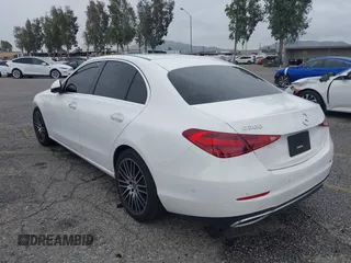 2023 Mercedes-Benz C 300 with VIN W1KAF4GB9PR153991, listed as a IAAI auction lot 42072572 with 21,560 mi miles and . Bid and sale history available at DreamBid. Image 3.