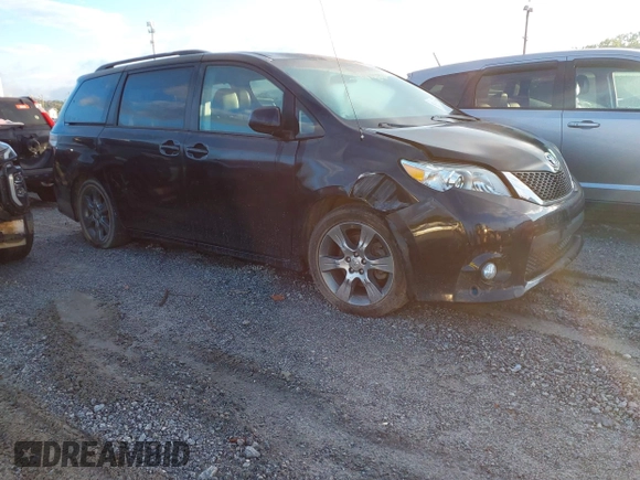 2011 Toyota Sienna SE with VIN 5TDXK3DC0BS045860, listed as a IAAI auction lot 42120173 with 285,091 mi miles and . Bid and sale history available at DreamBid. Image 1.
