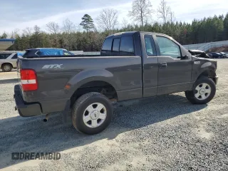 2005 Ford F-150 XL with VIN 1FTRF14W65NB91606, listed as a Copart auction lot 84889894 with 157,947 mi miles and Salvage Title. Bid and sale history available at carsss.com. Image 3.