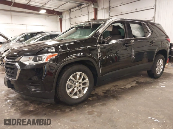 2020 Chevrolet Traverse LS with VIN 1GNEVFKW7LJ257187, listed as a IAAI auction lot 40565965 with 52,913 mi miles. Bid and sale history available at carsss.com. Image 2.