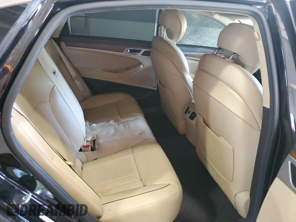 2017 Genesis G80 3.8L z VIN KMHGN4JE7HU206515, wystawiony jako Copart lot #57493675 z przebiegiem 115 108 mil mil oraz Szkoda całkowita • Salvage title. Historia ofert i sprzedaży dostępna na DreamBid. Obrazek 10.